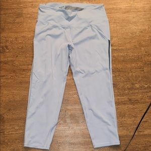 light blue capri victoria secret leggings